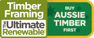 Logo for the Buy Aussie Timber First Campaign